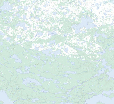 Natural Resources Canada Caldwell Lake, MB (064A10 Toporama) digital map