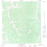 Natural Resources Canada Caledonia Creek, YT (115K09 CanMatrix) digital map