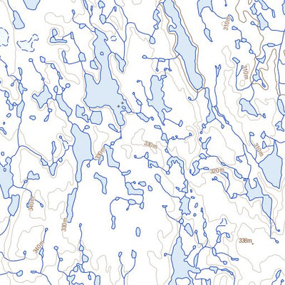 Natural Resources Canada Calhoun Lake, NU (065F08 Toporama) digital map
