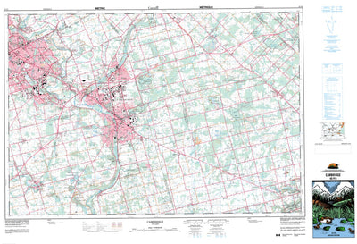 Natural Resources Canada Cambridge, ON (040P08 CanMatrix) digital map