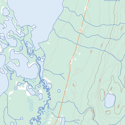 Natural Resources Canada Campbell Lake (107B02 Toporama) digital map