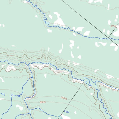 Natural Resources Canada Campsite Creek, NT (106H07 Toporama) digital map
