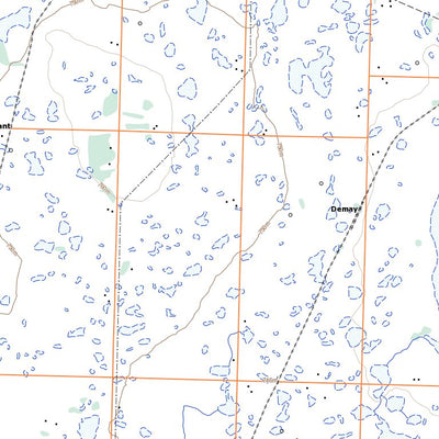 Natural Resources Canada Camrose, AB (083H02 Toporama) digital map