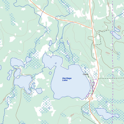Natural Resources Canada Candle Lake, SK (073H14 Toporama) digital map