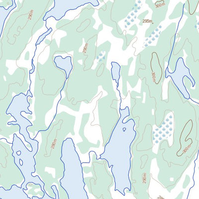 Natural Resources Canada Canfield Lake, MB (064O03 Toporama) digital map
