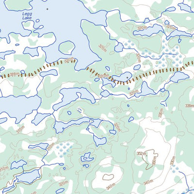 Natural Resources Canada Canfield Lake, MB (064O03 Toporama) digital map