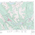 Natural Resources Canada Canmore, AB (082O03 CanMatrix) digital map