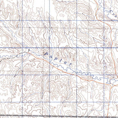 Natural Resources Canada Canopus, SK (072G01 CanMatrix) digital map