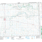 Natural Resources Canada Canora, SK (062M09 CanMatrix) digital map
