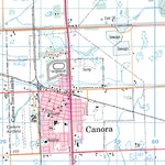 Natural Resources Canada Canora, SK (062M09 CanMatrix) digital map