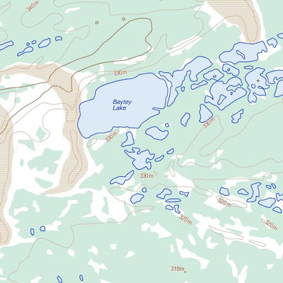 Natural Resources Canada Cantara Bay, SK (074N02 Toporama) digital map