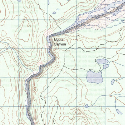 Natural Resources Canada Canyon Mountain, YT (115F15 CanMatrix) digital map