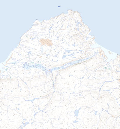 Natural Resources Canada Cap De Nouvelle-France, NU (035I05 Toporama) digital map