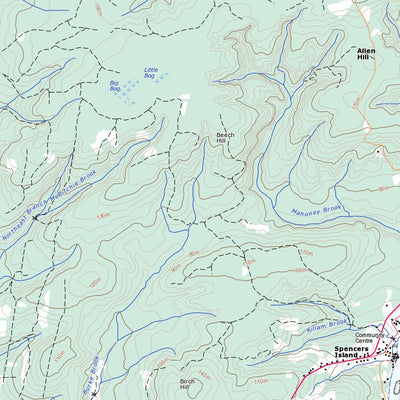 Natural Resources Canada Cape Chignecto, NS (021H07 Toporama) digital map