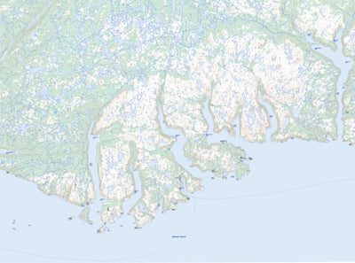 Natural Resources Canada Cape La Hune, NL (011P10 Toporama) digital map