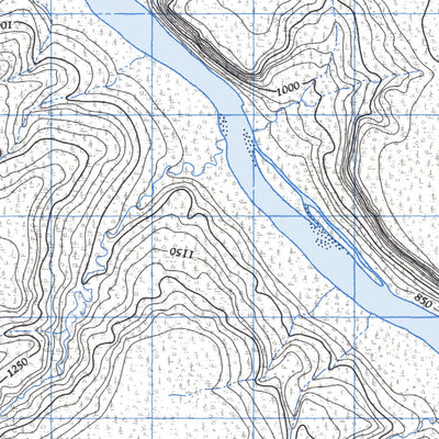 Natural Resources Canada Capot-Blanc Creek West, BC (094O05_W CanMatrix) digital map
