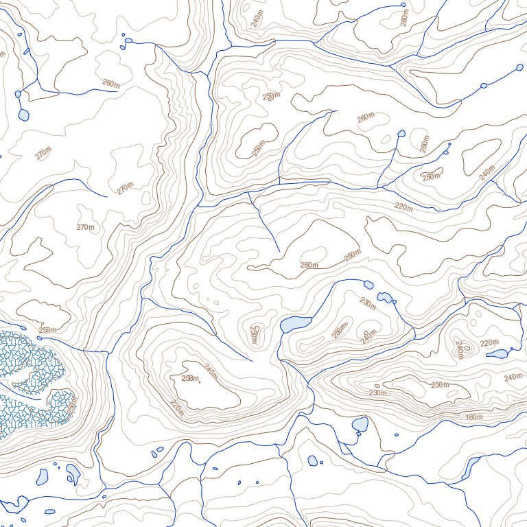 Capron Ridge Map Capron Lake, NT (097H13 Toporama) Map by Natural Resources Canada ...