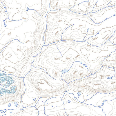 Natural Resources Canada Capron Lake, NT (097H13 Toporama) digital map
