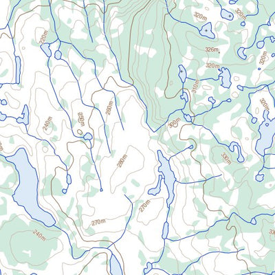 Natural Resources Canada Carcajou Lake, NT (106P07 Toporama) digital map