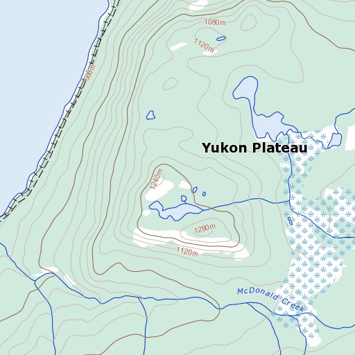 Carcross, BC (105D02 Toporama) Map by Natural Resources Canada | Avenza ...