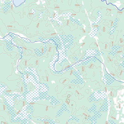 Natural Resources Canada Caribou Lake, AB (073M02 Toporama) digital map