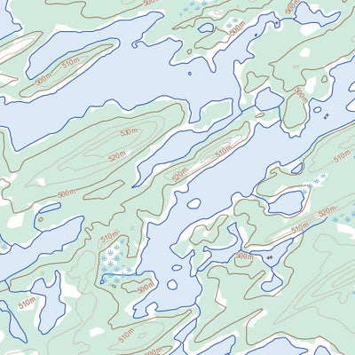 Natural Resources Canada Carleton Lake (075B07 Toporama) digital map