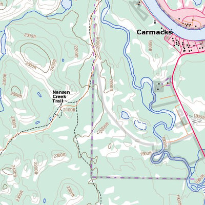 Natural Resources Canada Carmacks (115I01 Toporama) digital map