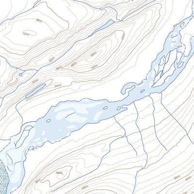Natural Resources Canada Carolyn Lake, NU (120C05 Toporama) digital map