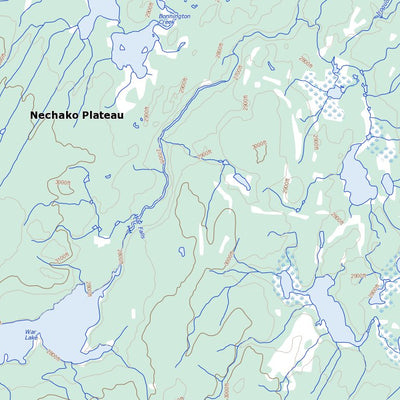 Natural Resources Canada Carp Lake, BC (093J14 Toporama) digital map