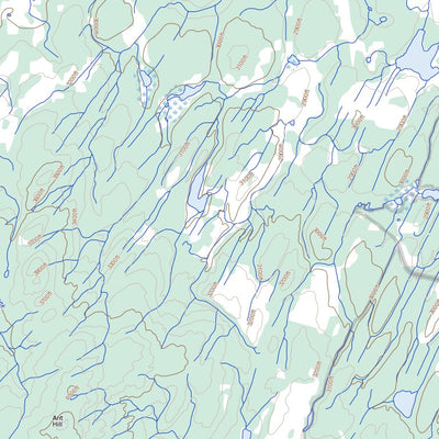 Natural Resources Canada Carp Lake, BC (093J14 Toporama) digital map