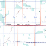 Natural Resources Canada Carrot River, SK (063E05 CanMatrix) digital map