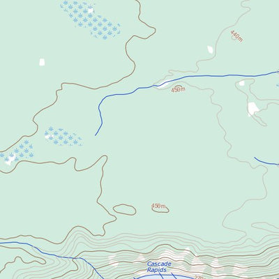 Natural Resources Canada Cascade Rapids (074D12 Toporama) digital map