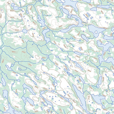 Natural Resources Canada Castle Island, NU (033N11 Toporama) digital map