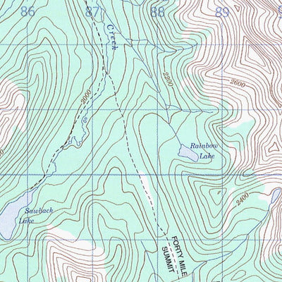 Natural Resources Canada Castle Mountain, AB (082O05 CanMatrix) digital map