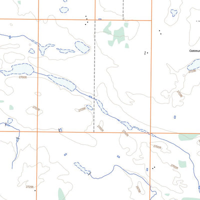 Natural Resources Canada Castor, AB (073D04 Toporama) digital map