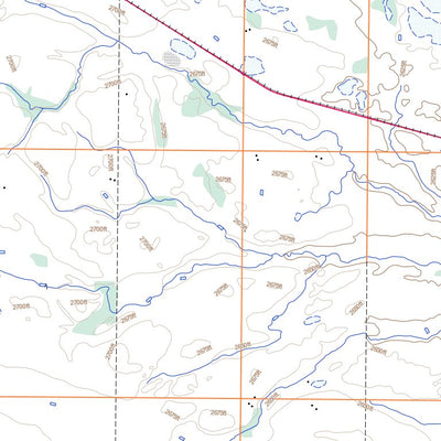 Natural Resources Canada Castor, AB (073D04 Toporama) digital map