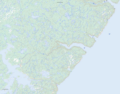 Natural Resources Canada Cat Arm River, NL (012I02 Toporama) digital map