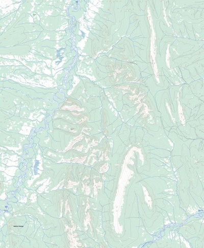 Natural Resources Canada Cathedral Rocks, YT (116J02 Toporama) digital map