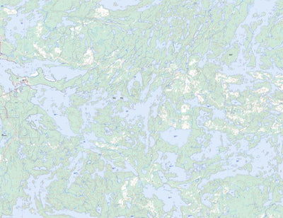 Natural Resources Canada Caviar Lake, ON (052F05 Toporama) digital map