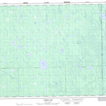 Natural Resources Canada Chabbie Lake, ON (032E12 CanMatrix) digital map