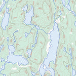 Natural Resources Canada Chalco Lake, NT (086B06 Toporama) digital map