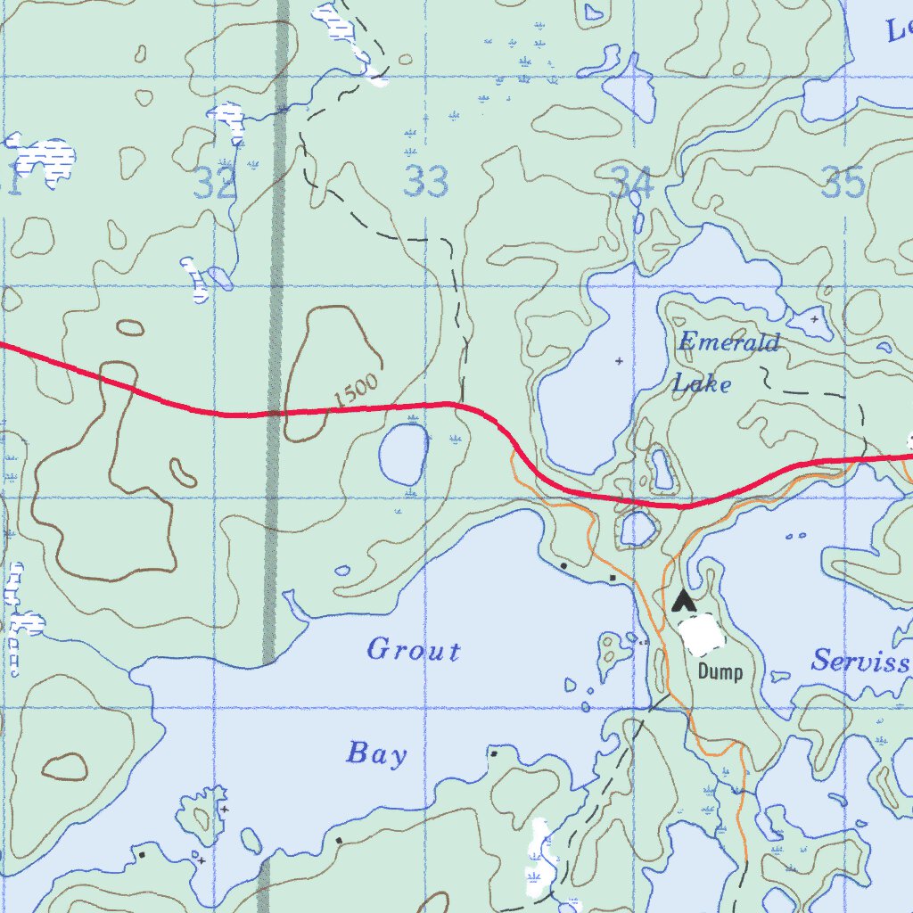 Chapleau, ON (041O14 CanMatrix) Map by Natural Resources Canada
