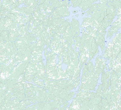 Natural Resources Canada Chapman Lake, MB (064B16 Toporama) digital map