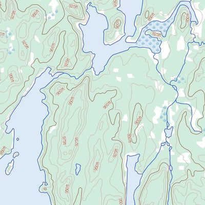 Natural Resources Canada Chapman Lake, MB (064B16 Toporama) digital map