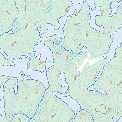Natural Resources Canada Chappuis Lake, NT (074O15 Toporama) digital map
