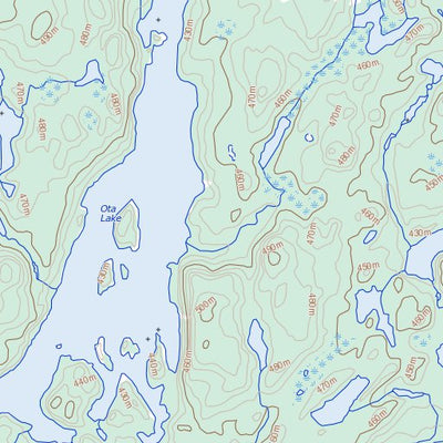 Natural Resources Canada Chappuis Lake, NT (074O15 Toporama) digital map
