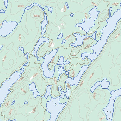 Natural Resources Canada Charcoal Lake, MB (064L16 Toporama) digital map