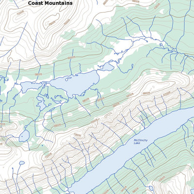 Natural Resources Canada Charlotte Lake, BC (093C03 Toporama) digital map