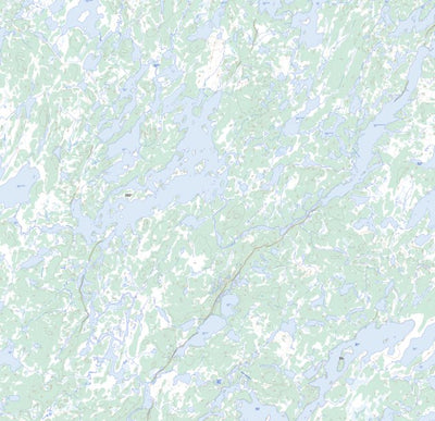 Natural Resources Canada Chatwin Lake, MB (064K15 Toporama) digital map