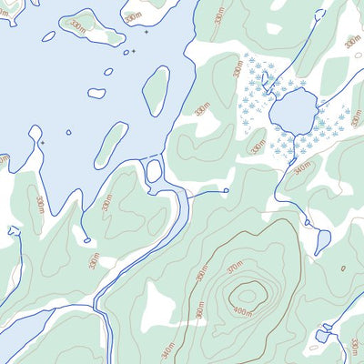 Natural Resources Canada Chatwin Lake, MB (064K15 Toporama) digital map